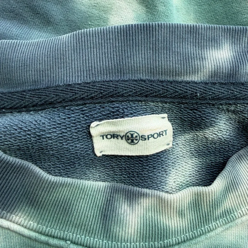 Tory Burch Sport Tie Dye Crewneck‎ Sweatshirt Size XL